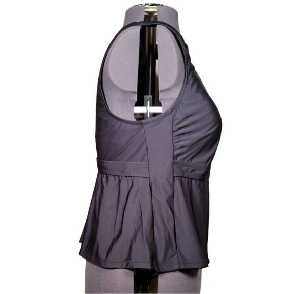 All in Motion Women's Sleeveless Zipper Front Rash Guard Sz 18W - Picture 3 of 10